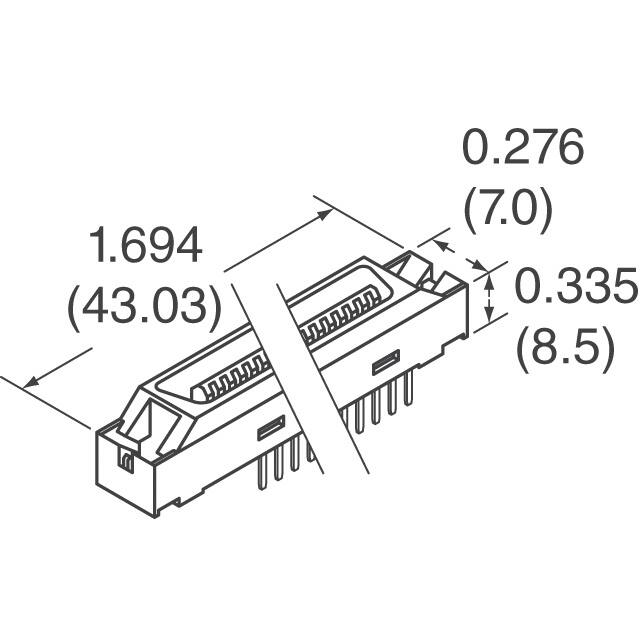 FX2BA-40PA-1.27DSA(71) Hirose Electric Co Ltd  Centronics Connectors